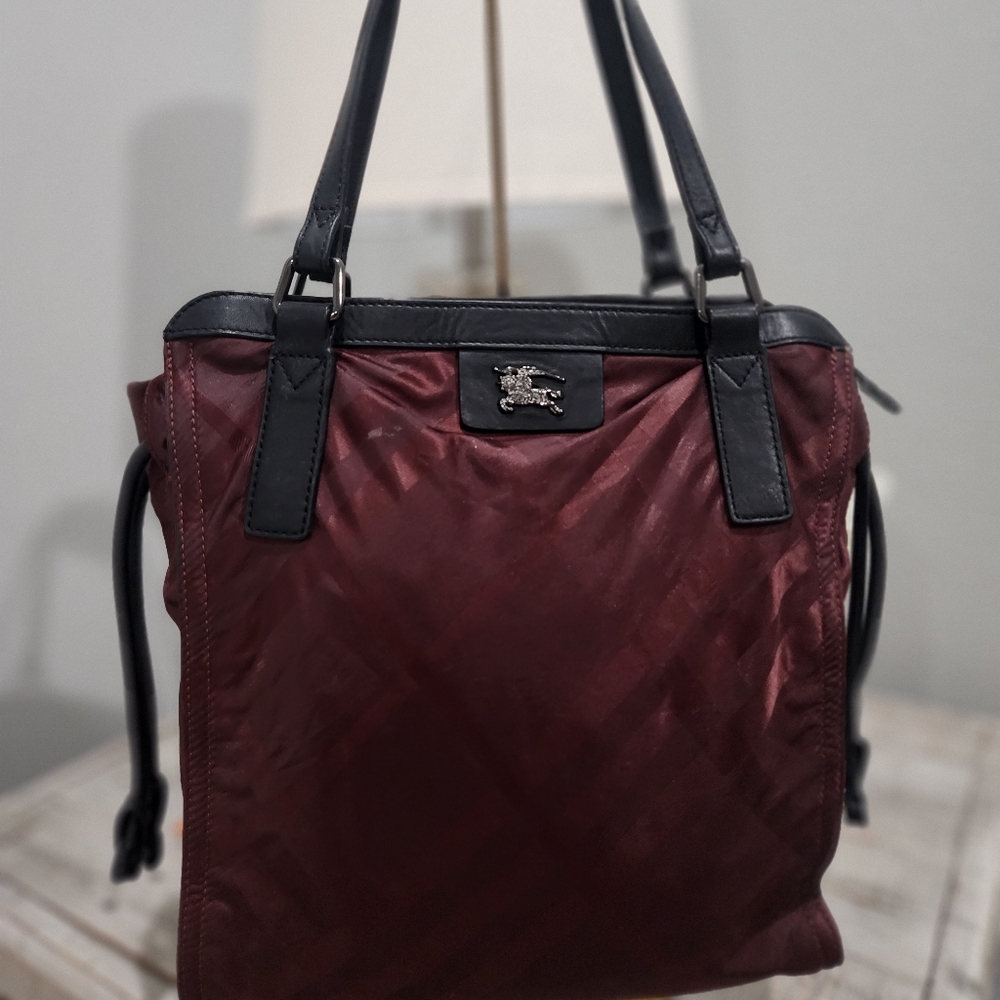 Burberry Blue label nylon tote